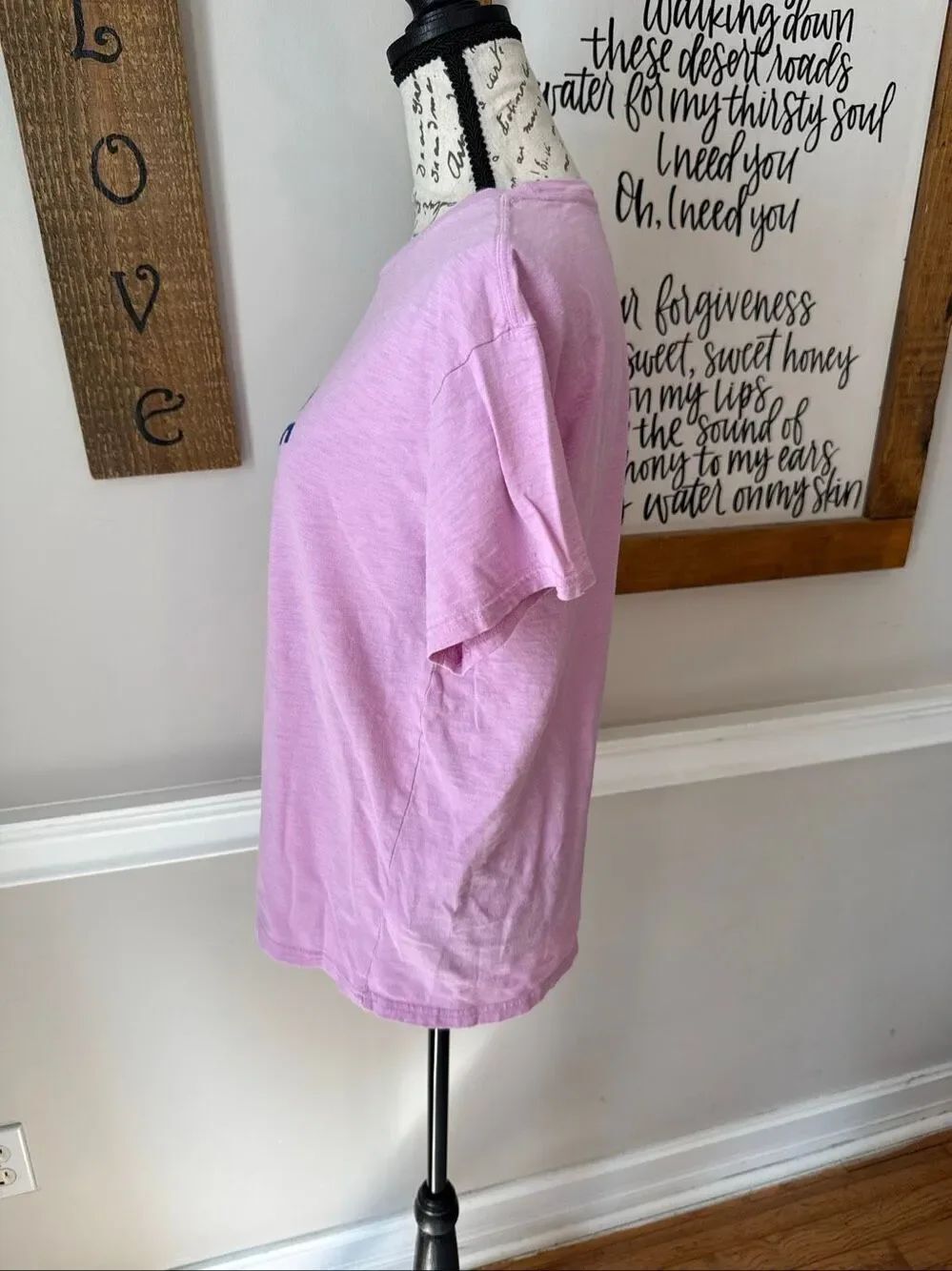 J.Crew Women’s "Sul Mare A Capri" Graphic Tee Short Sleeve T-Shirt Pink Small - Picture 5 of 9